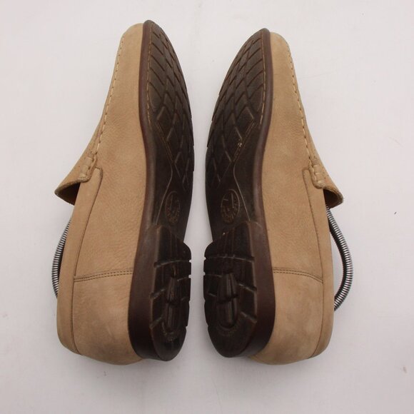 Mephisto Macbeth Men's Size 10 Loafers Beige Nubuck Leather Cool Air Casual - Picture 9 of 10